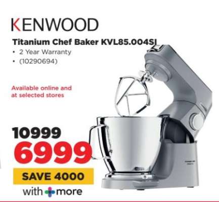 KENWOOD Titanium Chef Baker KVL85.004SI