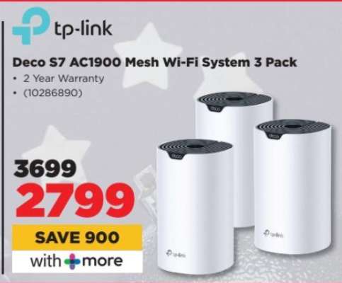 tp-link Deco S7 AC1900 Mesh Wi-Fi System 3 Pack