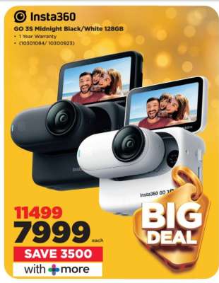 Insta360 GO 3S Midnight Black/White 128GB