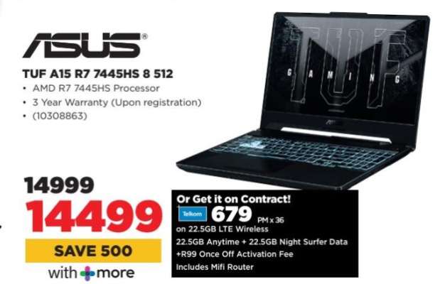 ASUS TUF A15 R7 7445HS 8 512