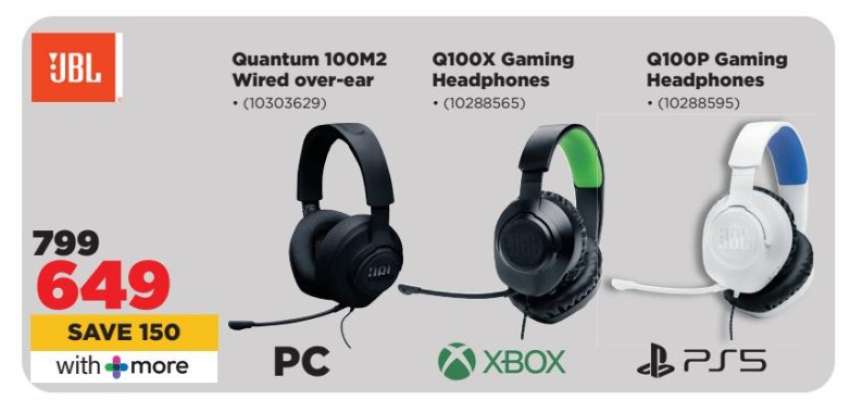 JBL Quantum 100M2 Wired over-ear