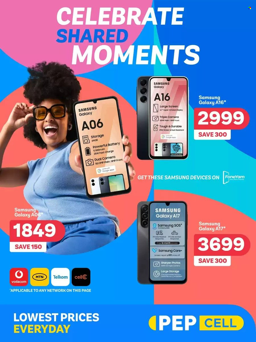 PEP CELL specials - 03/12/2025 - 25/12/2025. Page 1