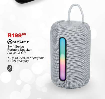 Amplify Swift Series Portable Speaker AM-3423-GR
