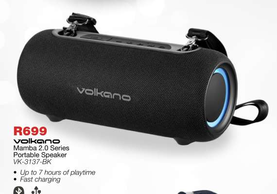 Volkano Mamba 2.0 Series Portable Speaker
