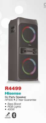 Hisense DJ Party Speaker