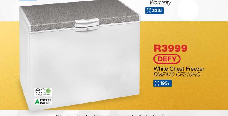 Defy White Chest Freezer