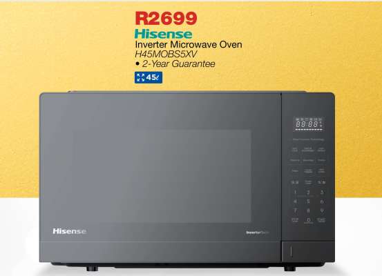 Hisense Inverter Microwave Oven H45MOBS5X