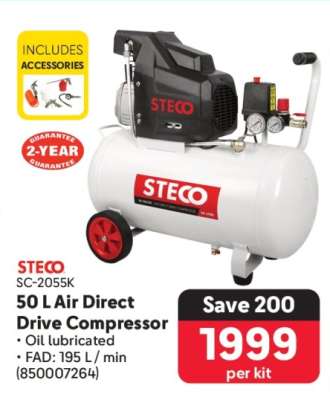 STECO SC-2055K 50 L Air Direct Drive Compressor