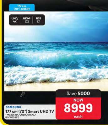Samsung 177 cm (70”) Smart UHD TV