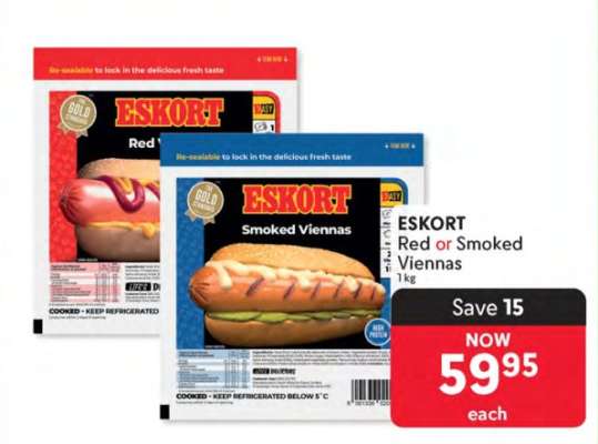 Eskort Red or Smoked Viennas