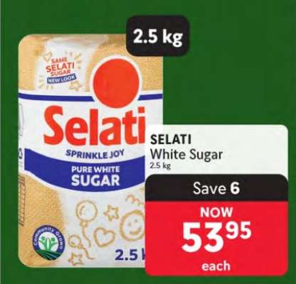 Selati White Sugar