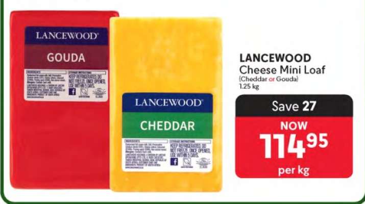 LANCEWOOD Cheese Mini Loaf
