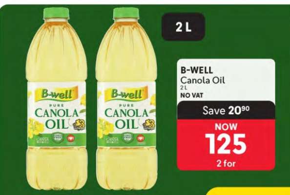 B-well Canola Oil