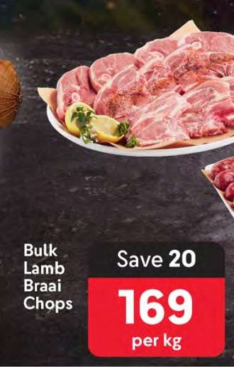 Bulk Lamb Braai Chops