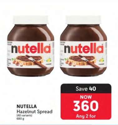 NUTELLA Hazelnut Spread