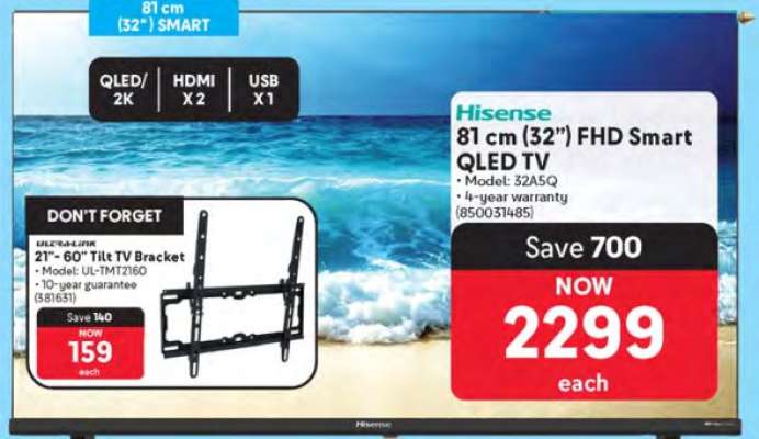 Hisense 81 cm (32") FHD Smart QLED TV
