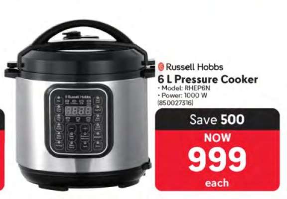 Russell Hobbs 6 L Pressure Cooker