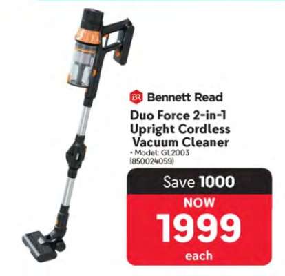 Bennett Read Duo Force 2-in-1 Upright Cordless Vacuum Cleaner