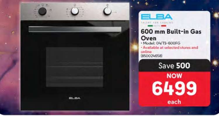 600 mm Built-in Gas Oven
