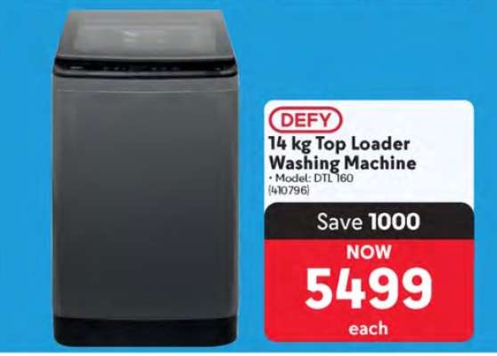 Defy 14 kg Top Loader Washing Machine