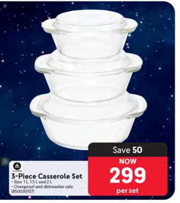 3-Piece Casserole Set