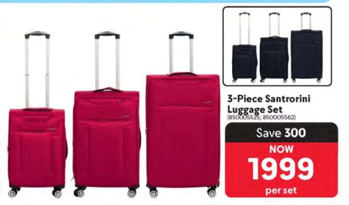 3-Piece Santorini Luggage Set