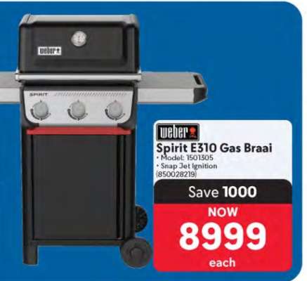 Weber Spirit E310 Gas Braai