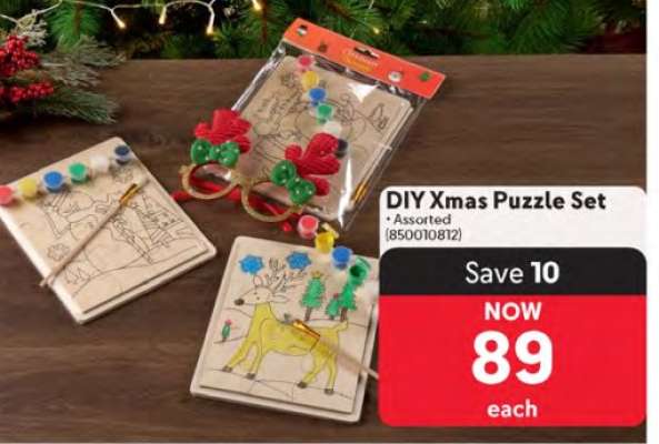DIY Xmas Puzzle Set