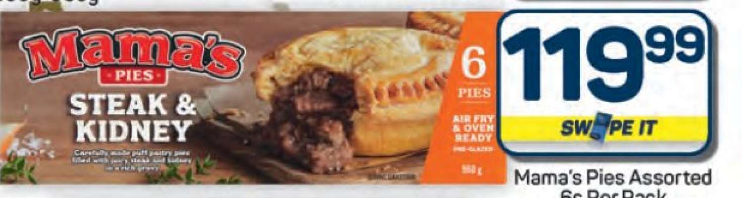 Mama's Pies Assorted 6s Per Pack