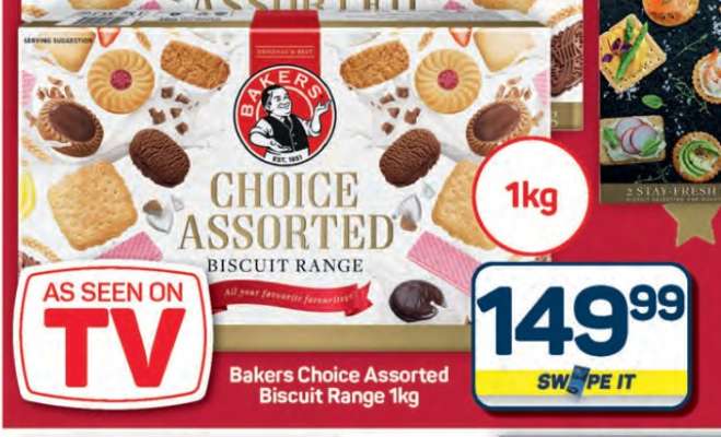 Bakers Choice Assorted Biscuit Range 1kg