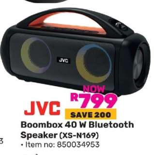 JVC Boombox 40 W Bluetooth Speaker (XS-N169)