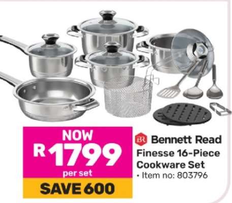 Bennett Read Finesse 16-Piece Cookware Set