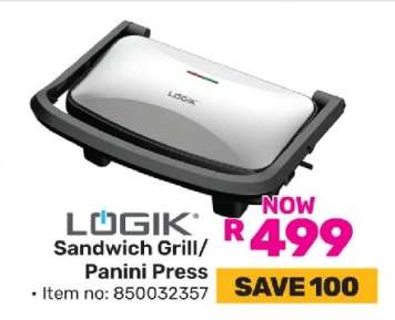 LÖGIK Sandwich Grill/Panini Press