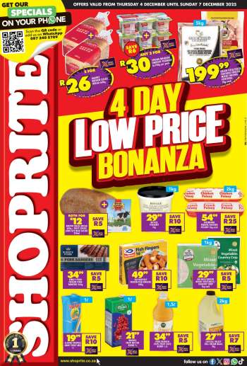Shoprite catalogue  - 04/12/2025 - 07/12/2025.