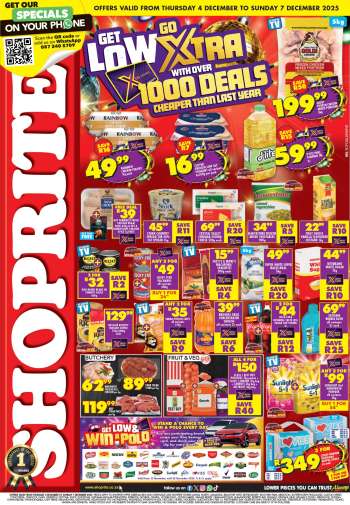 Shoprite catalogue  - 04/12/2025 - 07/12/2025.