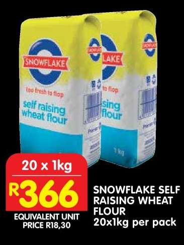 Snowflake Self Raising Wheat Flour
