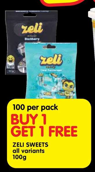 ZELI SWEETS all variants 100g