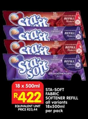 STA-SOFT FABRIC SOFTENER REFILL