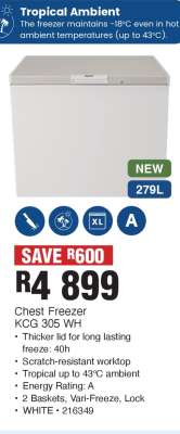 Chest Freezer KCG 305 WH
