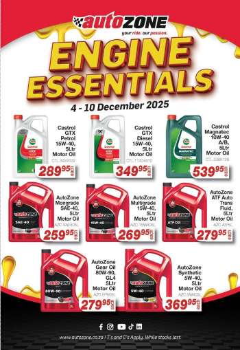 AutoZone catalogue  - 04/12/2025 - 10/12/2025.