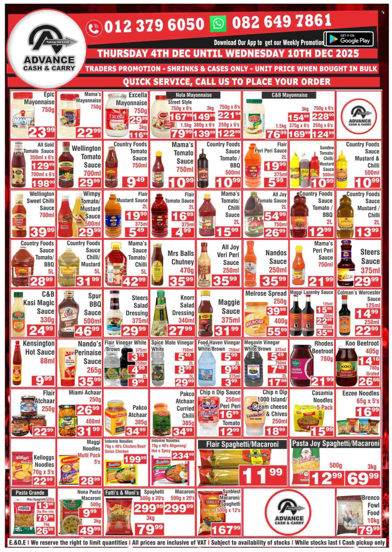 Advance Cash & Carry specials - 04/12/2025 - 10/12/2025. Page 3