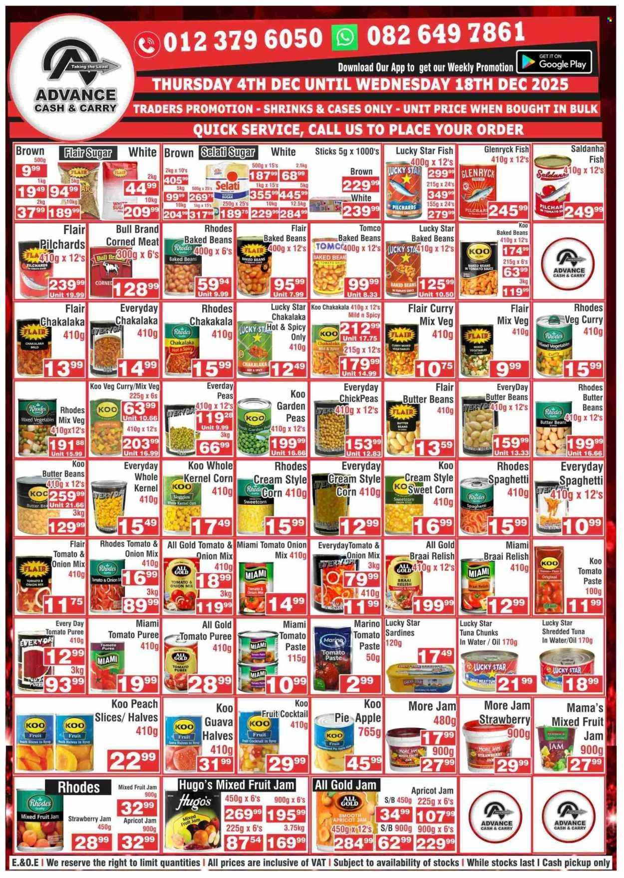 Advance Cash & Carry specials - 04/12/2025 - 18/12/2025. Page 1