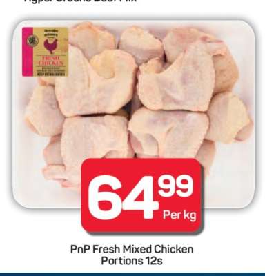 PnP Fresh Mixed Chicken Portions 12s