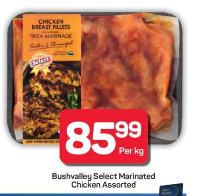Bushvalley Select Marinated Chicken Assorted