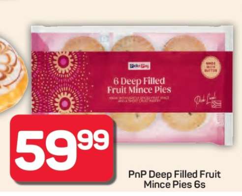 PnP Deep Filled Fruit Mince Pies 6s