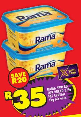 Rama Spread for Bread 37% Fat Spread