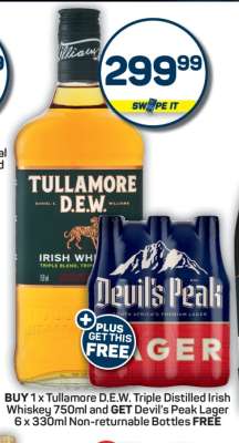 Tullamore D.E.W. Triple Distilled Irish Whiskey 750ml