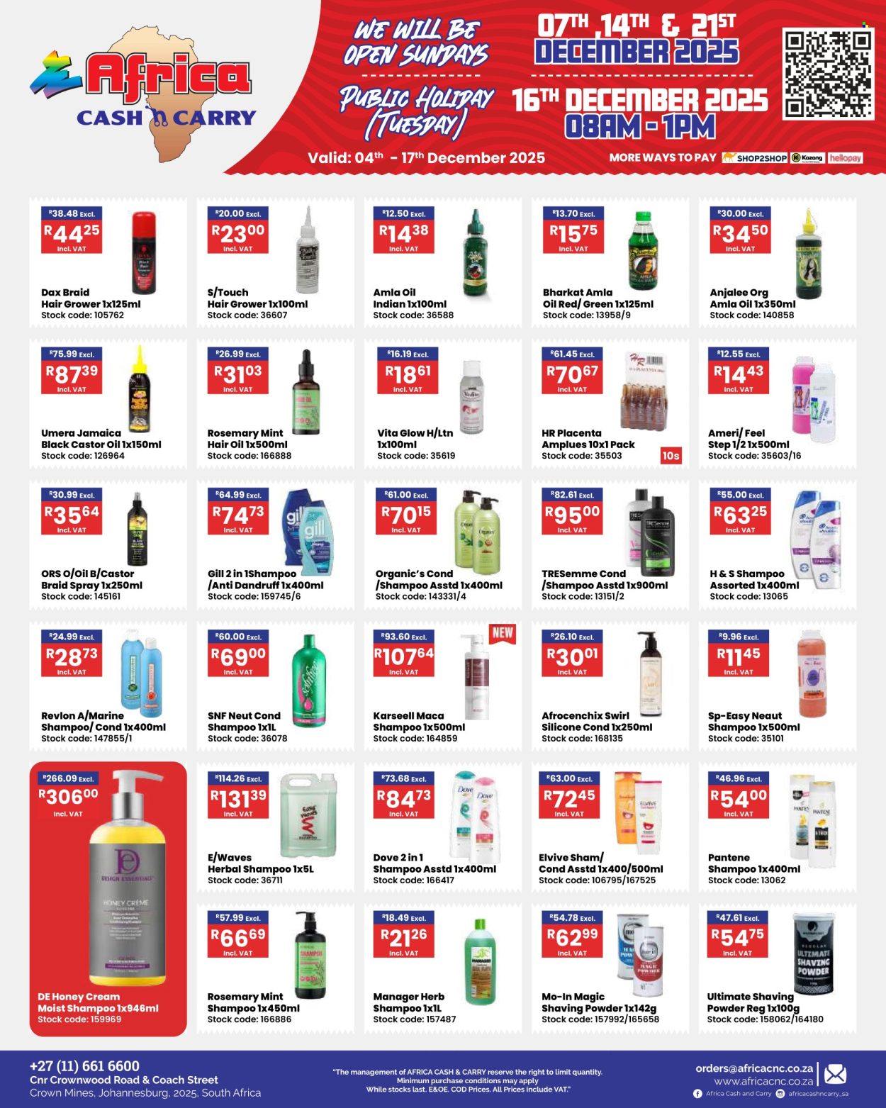 Africa Cash & Carry specials - 04/12/2025 - 17/12/2025. Page 2