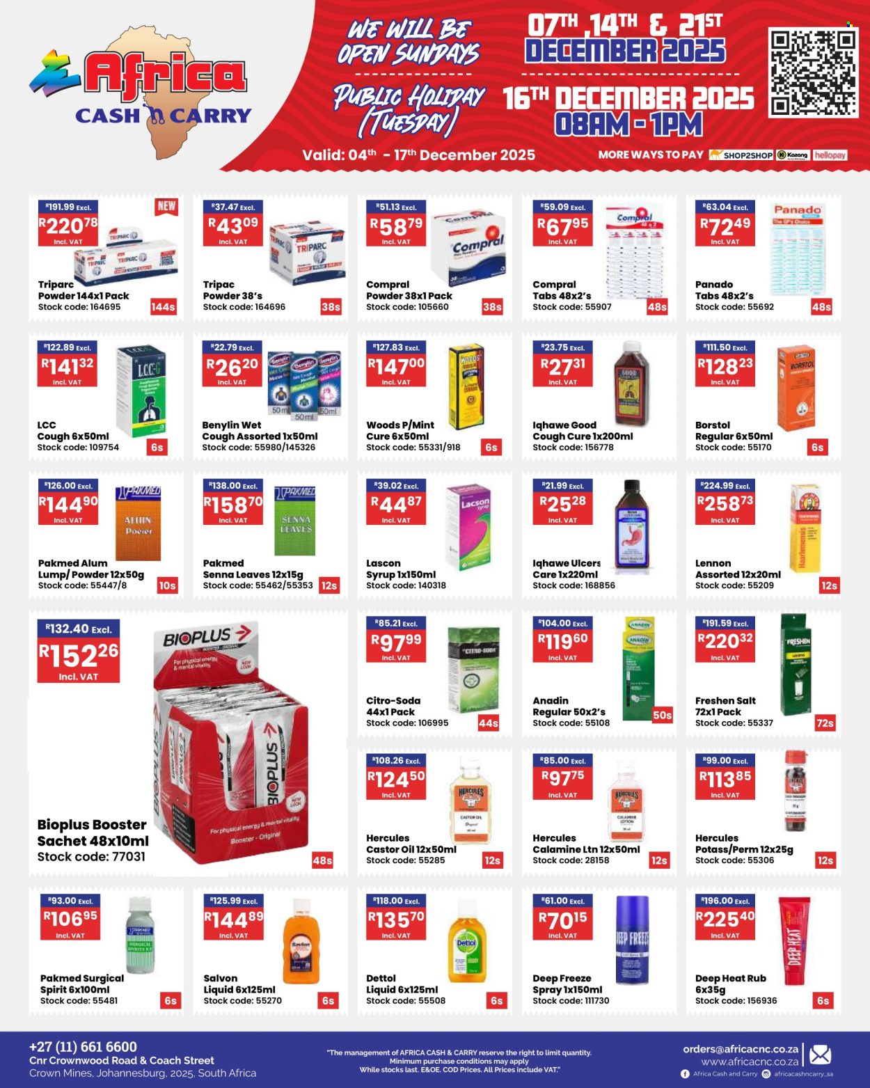 Africa Cash & Carry specials - 04/12/2025 - 17/12/2025. Page 8