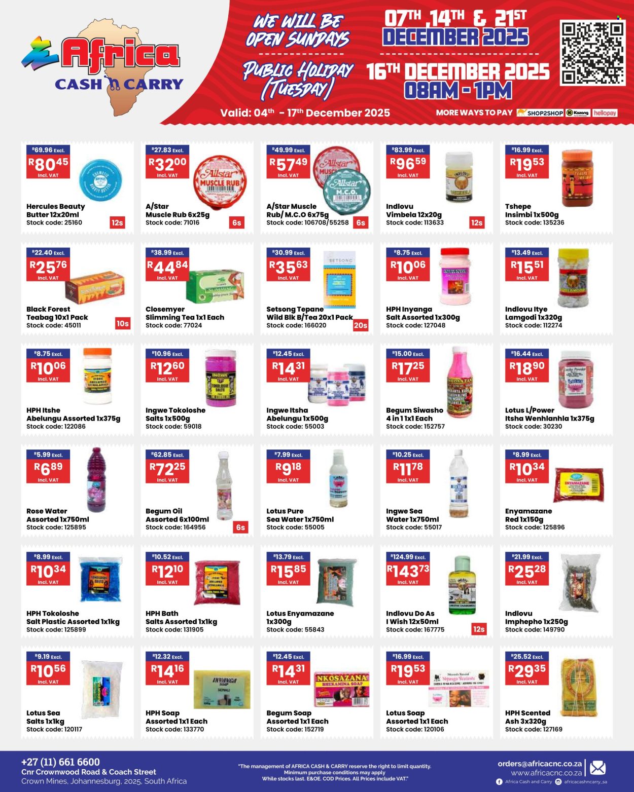 Africa Cash & Carry specials - 04/12/2025 - 17/12/2025. Page 14